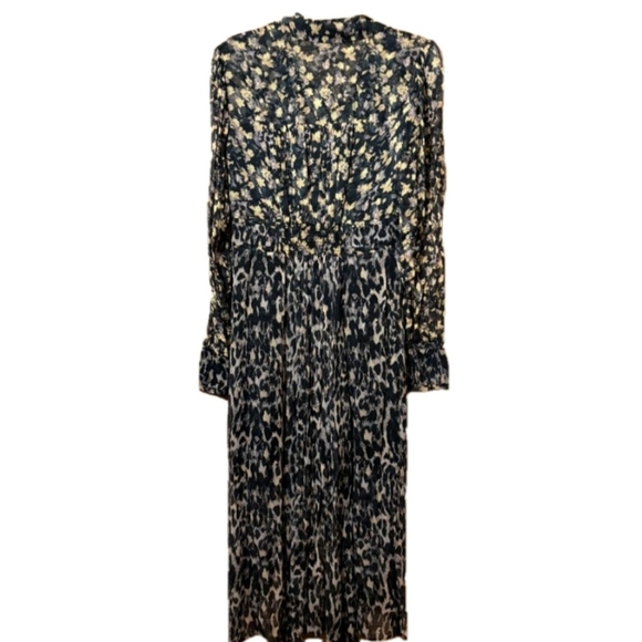 All Saints Liza Asa Hi/Lo Dress Size 6 - Picture 9 of 13